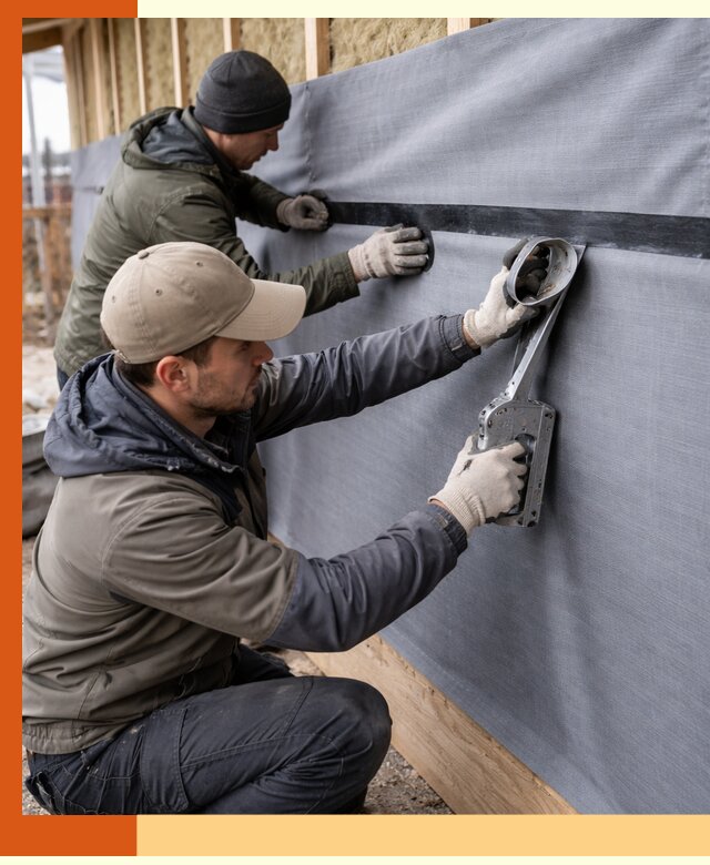 Монтаж ветроизоляции зданий и конструкций в Кстово