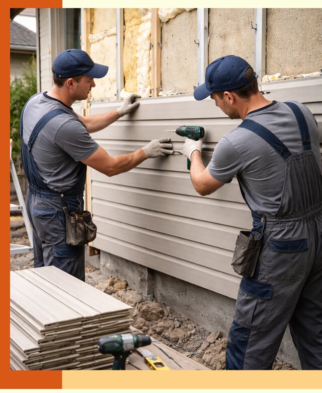 Монтаж сайдинга после утепления в Кстово качественно и надежно