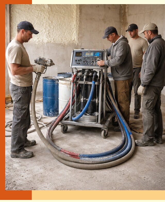 Аренда установки для напыления ППУ в Кстово на выгодных условиях